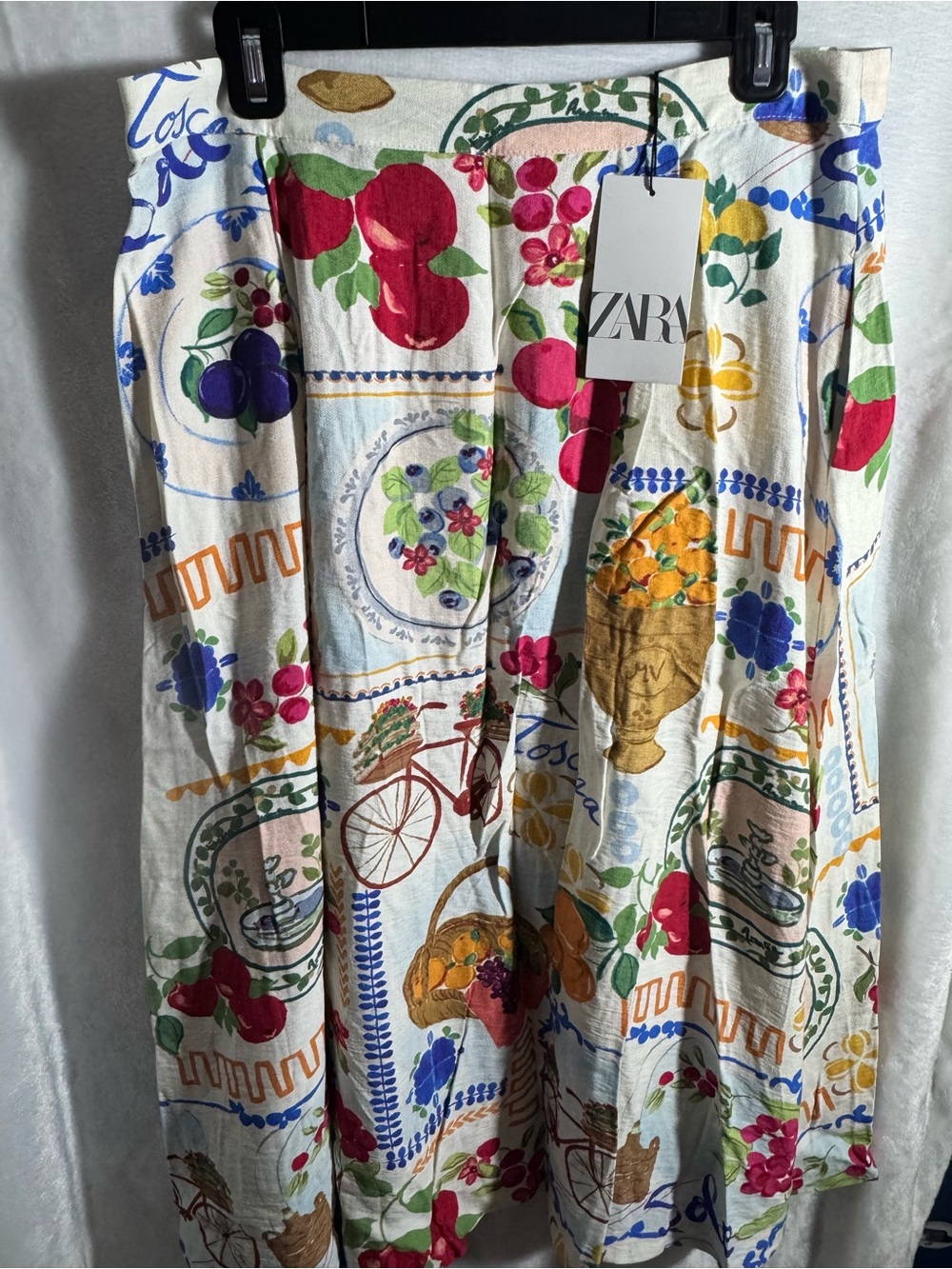 Zara Printed Cape Two-Piece Skirt Set - Picture 8 of 13